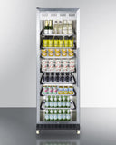 Summit Commercial - 24" Wide Mini Reach-In Beverage Center with Dolly Summit Commercial - 24" Wide Mini Reach-In Beverage Center with Dolly