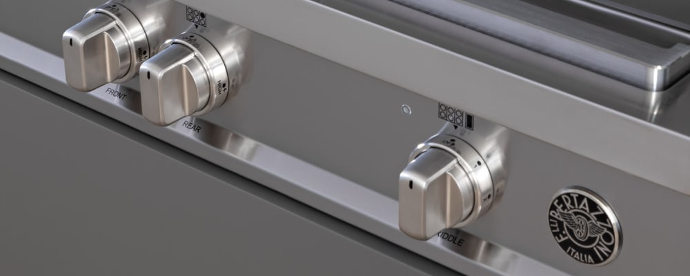 Bertazzoni | 48" Gas Rangetop 6 Brass Burners + Griddle | MAST486GRTBXT Bertazzoni | 48" Gas Rangetop 6 Brass Burners + Griddle | MAST486GRTBXT