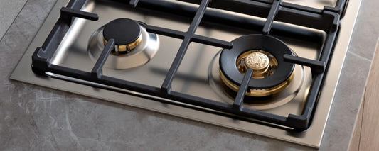Bertazzoni - 30" Drop-in Gas Cooktop 4 Brass Burners - MAST304QBXT