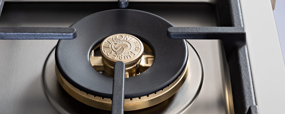 Bertazzoni | 48" Gas Rangetop 6 Brass Burners + Griddle | PROF486GRTBXT Bertazzoni | 48" Gas Rangetop 6 Brass Burners + Griddle | PROF486GRTBXT