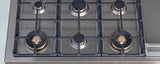 Bertazzoni | 48" Gas Rangetop 6 Brass Burners + Griddle | PROF486GRTBXT Bertazzoni | 48" Gas Rangetop 6 Brass Burners + Griddle | PROF486GRTBXT