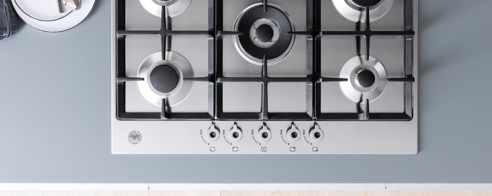 Bertazzoni - 36" Front Control Gas Cooktop 5 Burners (see MOQ tab) - PROF365CTXV Bertazzoni - 36" Front Control Gas Cooktop 5 Burners (see MOQ tab) - PROF365CTXV