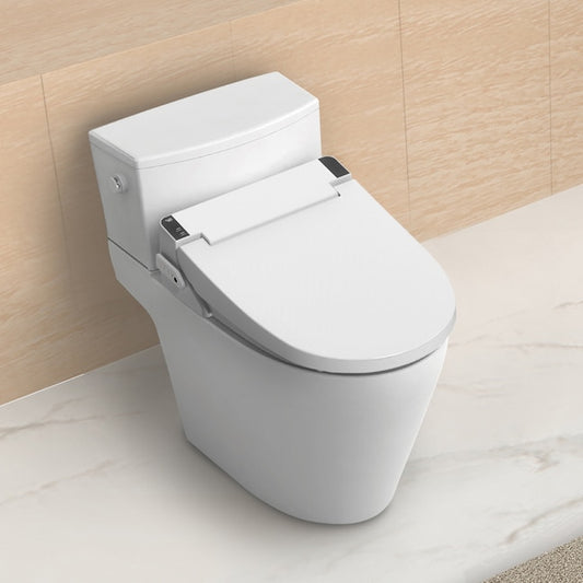 VOVO STYLEMENT UV-A Sterilization LED White Elongated Slow-Close Heated Bidet Toilet Seat