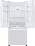 GALANZ - 29 Inch Freestanding French Door Refrigerator with 16 cu. ft. Total Capacity, 3 Glass Shelves, Crisper Drawer, Frost Free Defrost | GLR16FWEE16 GALANZ - 29 Inch Freestanding French Door Refrigerator with 16 cu. ft. Total Capacity, 3 Glass Shelves, Crisper Drawer, Frost Free Defrost | GLR16FWEE16