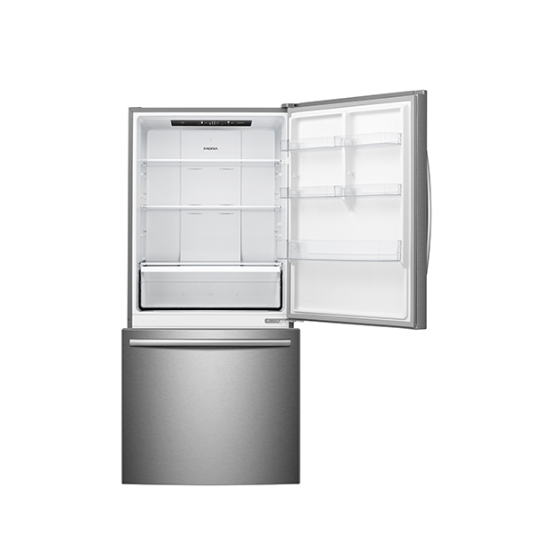 MORA - 17.2 cu. ft. Bottom-Freezer Refrigerator - Stainless Steel MORA - 17.2 cu. ft. Bottom-Freezer Refrigerator - Stainless Steel
