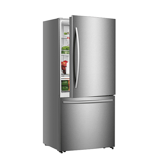 MORA - 17.2 cu. ft. Bottom-Freezer Refrigerator - Stainless Steel MORA - 17.2 cu. ft. Bottom-Freezer Refrigerator - Stainless Steel