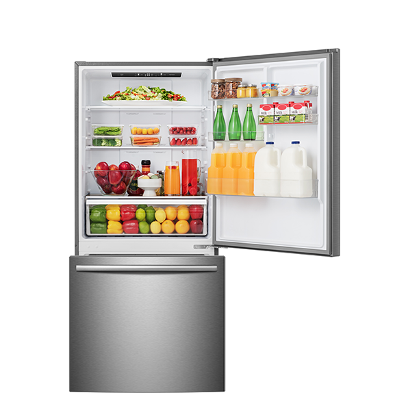 MORA - 17.2 cu. ft. Bottom-Freezer Refrigerator - Stainless Steel MORA - 17.2 cu. ft. Bottom-Freezer Refrigerator - Stainless Steel