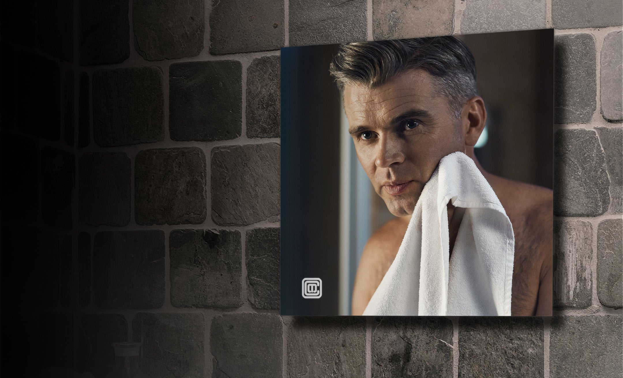 ClearMirror - Clarity Wall-Mount 12"x12" Shower Mirror | Clarity-1212 ClearMirror - Clarity Wall-Mount 12"x12" Shower Mirror | Clarity-1212