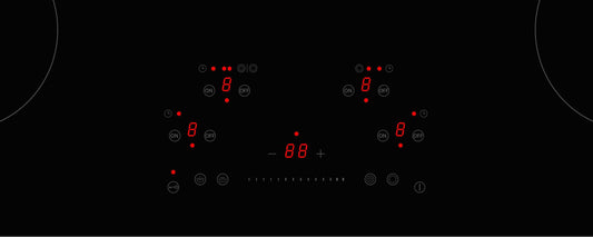 Bertazzoni - 30" Ceran Touch Control Cooktop 4 Heating Zones - PE304CER