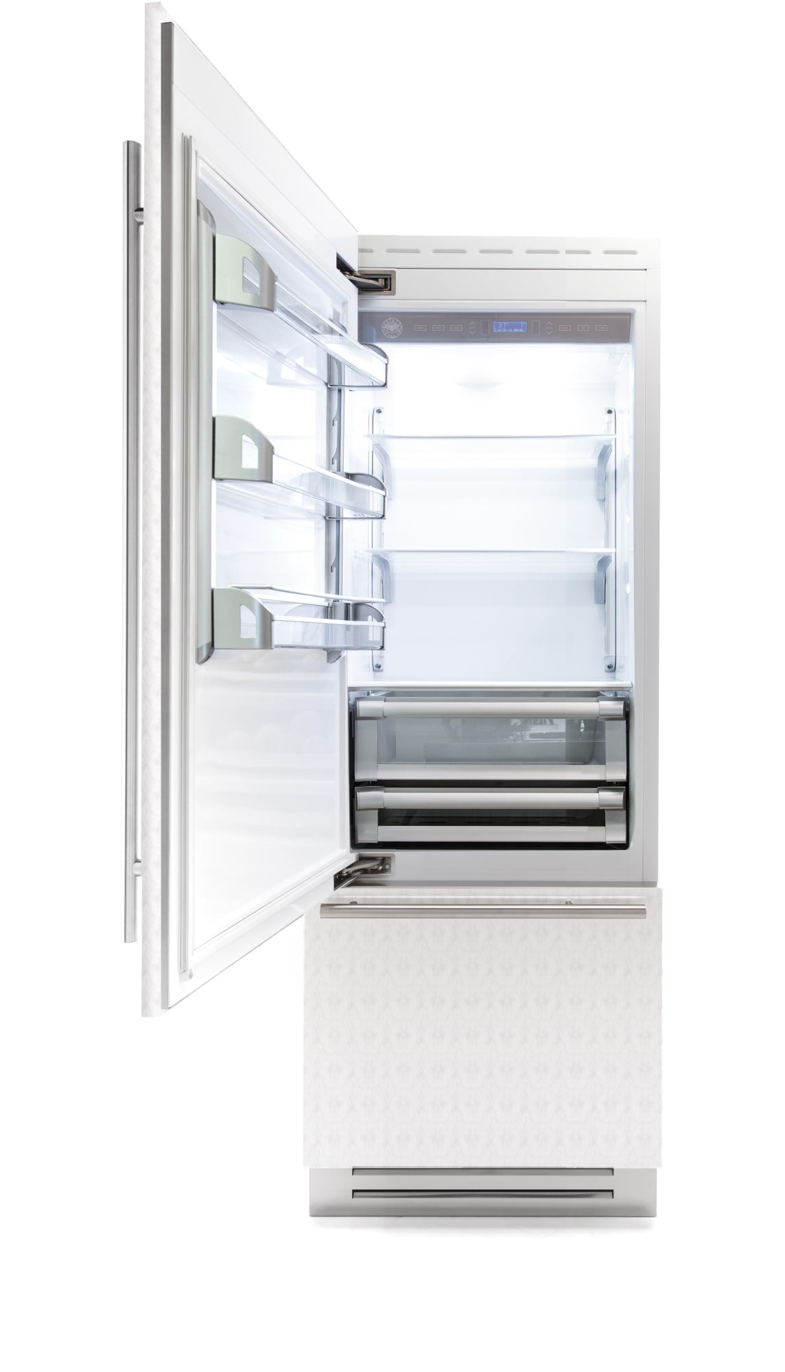 Summit 30 in. 5.4 cu. ft. Mini Fridge with Freezer Compartment - Custom  Panel Ready