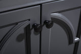 Laviva - Odyssey 60" Maple Grey Double Sink Bathroom Vanity with White Stripes Marble Countertop | 313613-60G-WS Laviva - Odyssey 60" Maple Grey Double Sink Bathroom Vanity with White Stripes Marble Countertop | 313613-60G-WS