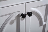 Laviva - Odyssey 60" White Double Sink Bathroom Vanity with Matte Black VIVA Stone Solid Surface Countertop | 313613-60W-MB Laviva - Odyssey 60" White Double Sink Bathroom Vanity with Matte Black VIVA Stone Solid Surface Countertop | 313613-60W-MB