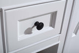 Laviva - Odyssey 60" White Double Sink Bathroom Vanity with Matte Black VIVA Stone Solid Surface Countertop | 313613-60W-MB Laviva - Odyssey 60" White Double Sink Bathroom Vanity with Matte Black VIVA Stone Solid Surface Countertop | 313613-60W-MB
