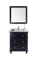 Laviva - Luna 30" Espresso Bathroom Vanity with White Quartz Countertop | 313DVN-30E-WQ