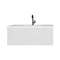 Laviva - Vitri 42" Cloud White Bathroom Vanity with VIVA Stone Matte White Solid Surface Countertop | 313VTR-42CW-MW