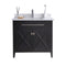 Laviva - Wimbledon 36" Espresso Bathroom Vanity with White Quartz Countertop | 313YG319-36E-WQ