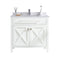 Laviva - Wimbledon 36" White Bathroom Vanity with White Quartz Countertop | 313YG319-36W-WQ