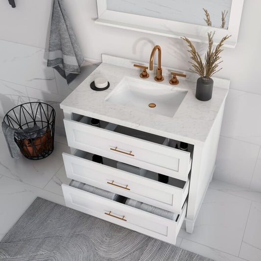 Hanover Bathroom Vanities HANVN0102 36 0WH