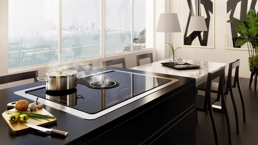 Elica - NIKOLA TESLA ONE - - Stainless Steel Trim Kit - expands cooktop width to 36" - Air Cooking Cooktops | KIT0155746