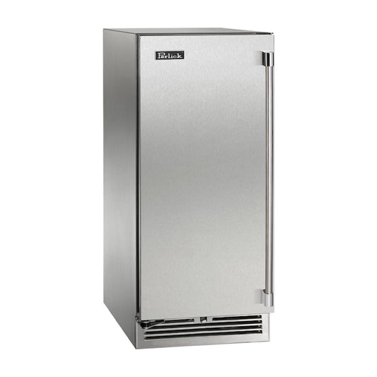 Perlick - 15" Signature Series Outdoor Beverage Center with stainless steel solid door- HP15BO-4