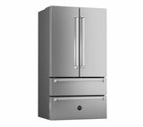 Bertazzoni | 36" French door refrigerator - Freestanding - Stainless | REF36X Bertazzoni | 36" French door refrigerator - Freestanding - Stainless | REF36X
