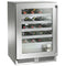 Perlick - Signature Series Shallow Depth 18" Depth Outdoor Wine Reserve with stainless steel glass door- HH24WO-4