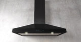 Elica - VARNA BLACK - Techne - 36" W x 19 11/16" D x 10 1/4" H, Black Stainless & Black Glass - Wall Mount Hoods | EVR636BL Elica - VARNA BLACK - Techne - 36" W x 19 11/16" D x 10 1/4" H, Black Stainless & Black Glass - Wall Mount Hoods | EVR636BL