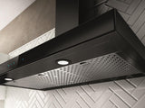 Elica - VARNA BLACK - Techne - 36" W x 19 11/16" D x 10 1/4" H, Black Stainless & Black Glass - Wall Mount Hoods | EVR636BL Elica - VARNA BLACK - Techne - 36" W x 19 11/16" D x 10 1/4" H, Black Stainless & Black Glass - Wall Mount Hoods | EVR636BL