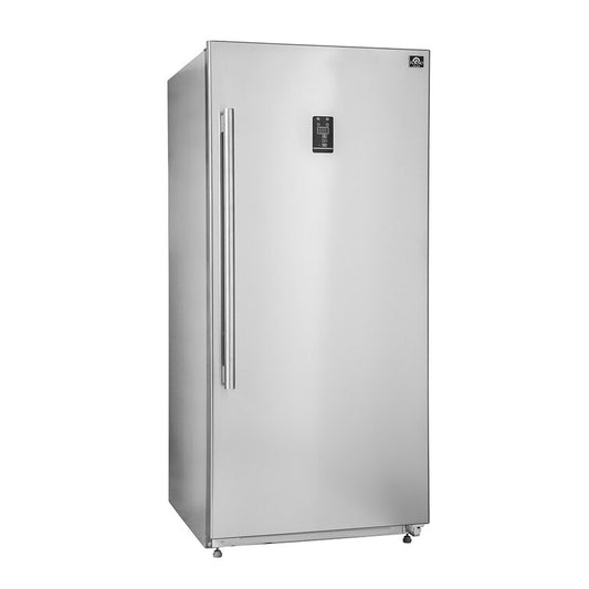FORNO - Rizzuto Refrigerator and Freezer (two in one) 60" Wide with 27.6 cu.ft.  Total Storage  w/ decorative grill allowing ventilation
