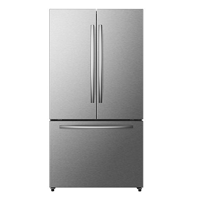 MORA - 26.6cu. ft. Standard Depth French Door Refrigerator - Stainless Steel