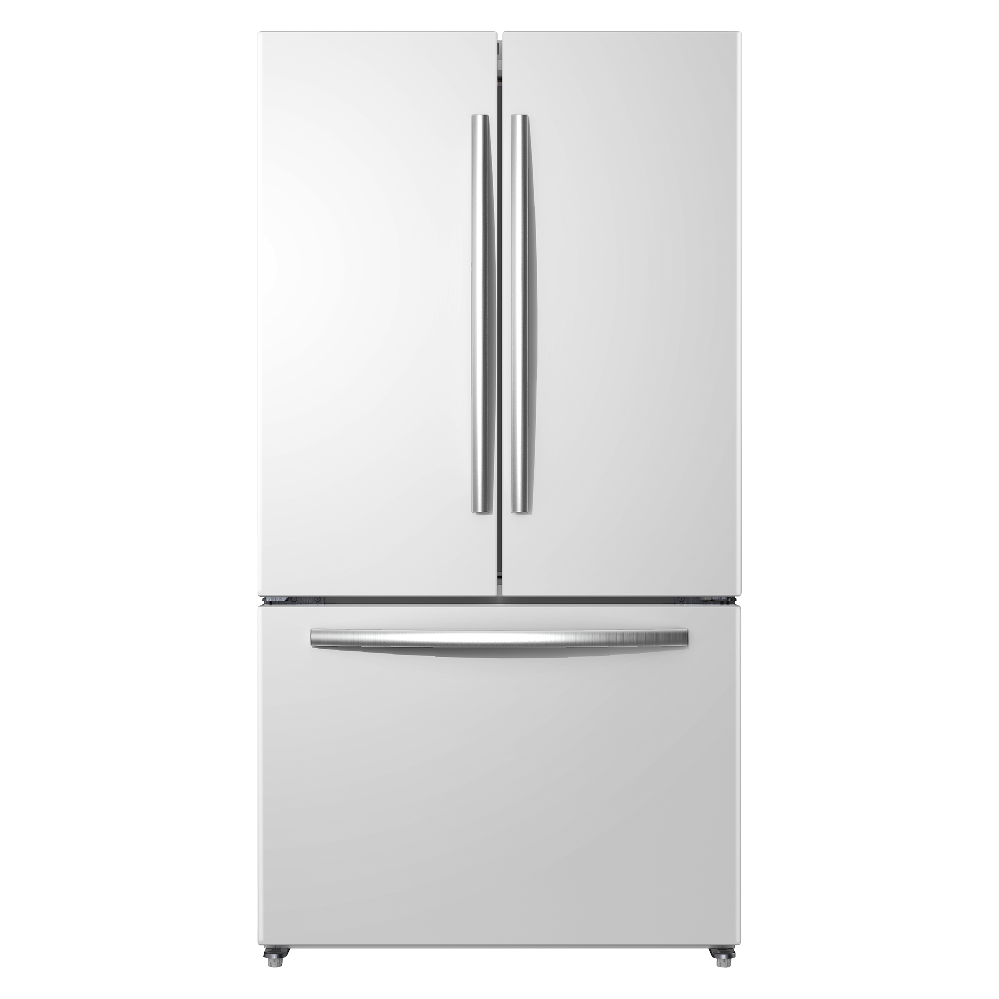 MORA - 26.6cu. ft. Standard Depth French Door Refrigerator - White MORA - 26.6cu. ft. Standard Depth French Door Refrigerator - White