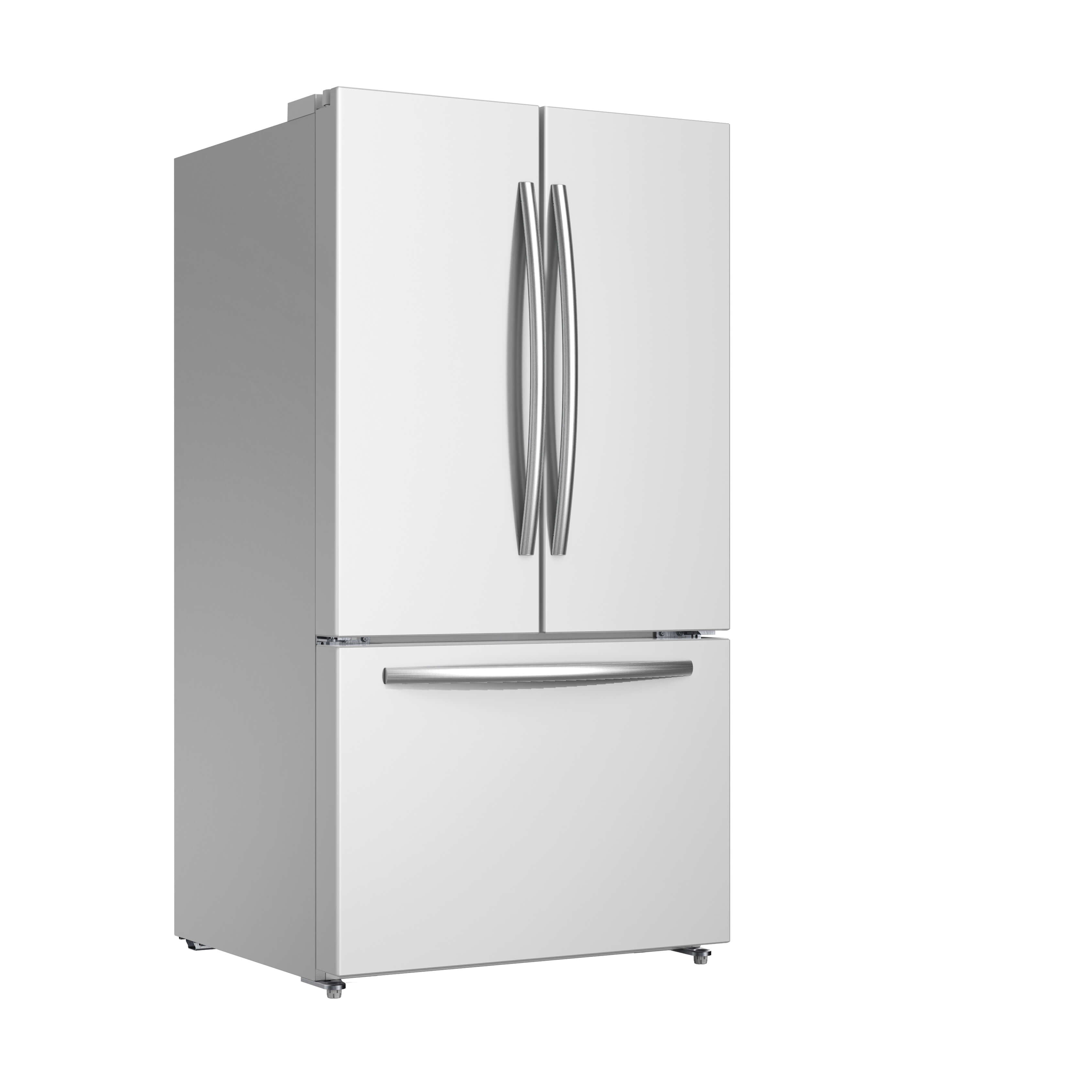 MORA - 26.6cu. ft. Standard Depth French Door Refrigerator - White MORA - 26.6cu. ft. Standard Depth French Door Refrigerator - White