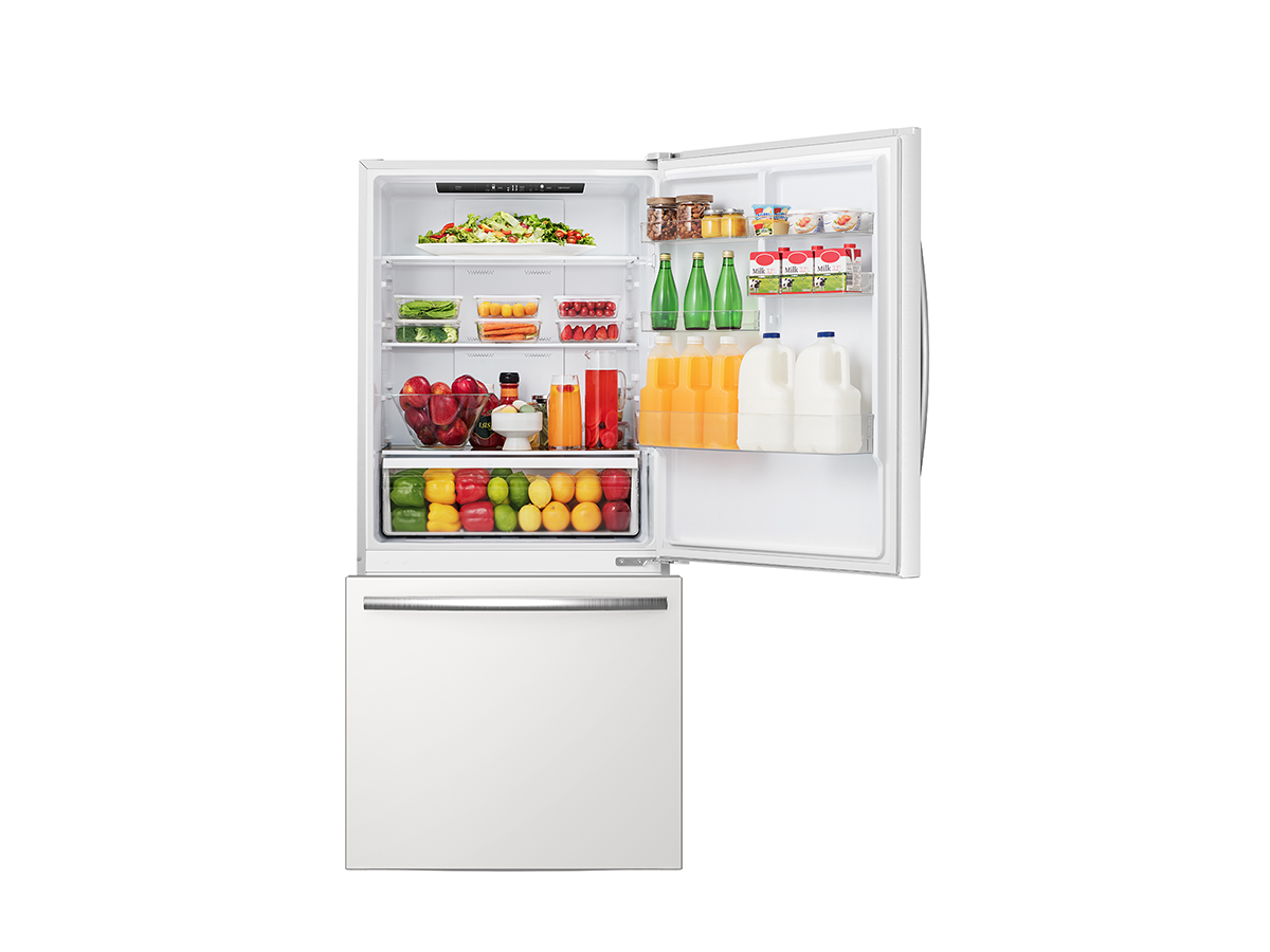 MORA - 17.2 cu. ft. Bottom-Freezer Refrigerator - White MORA - 17.2 cu. ft. Bottom-Freezer Refrigerator - White