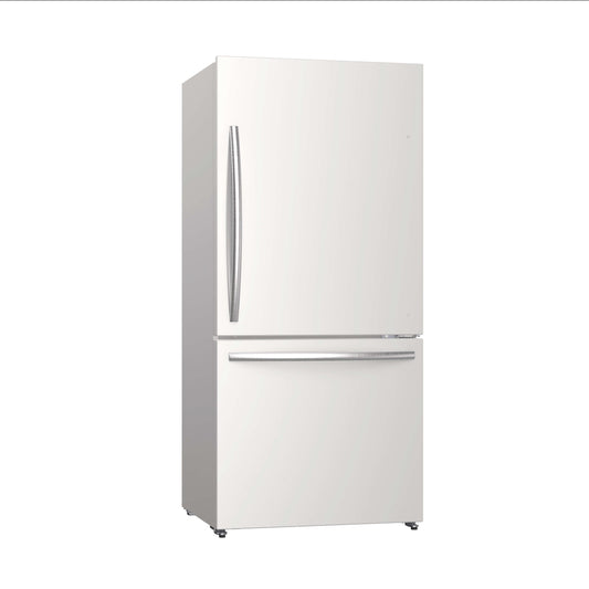 MORA - 17.2 cu. ft. Bottom-Freezer Refrigerator - White