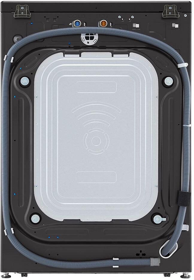 LG - 27 in. 5.0 cu. ft. Mega Capacity Black Steel Smart Front Load Washer with TurboWash360, Steam & Wi-Fi Connectivity | WM4200HBA LG - 27 in. 5.0 cu. ft. Mega Capacity Black Steel Smart Front Load Washer with TurboWash360, Steam & Wi-Fi Connectivity | WM4200HBA