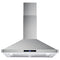 Cosmo - 30 in. Ducted Range Hood in Stainless Steel with Touch Controls, LED Lighting and Permanent Filters | COS-63175S