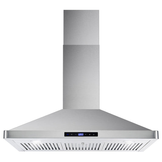 Cosmo - 36 in. Ducted Range Hood in Stainless Steel with Touch Controls, LED Lighting and Permanent Filters | COS-63190S