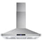 Cosmo - 36 in. Ducted Range Hood in Stainless Steel with Touch Controls, LED Lighting and Permanent Filters | COS-63190S
