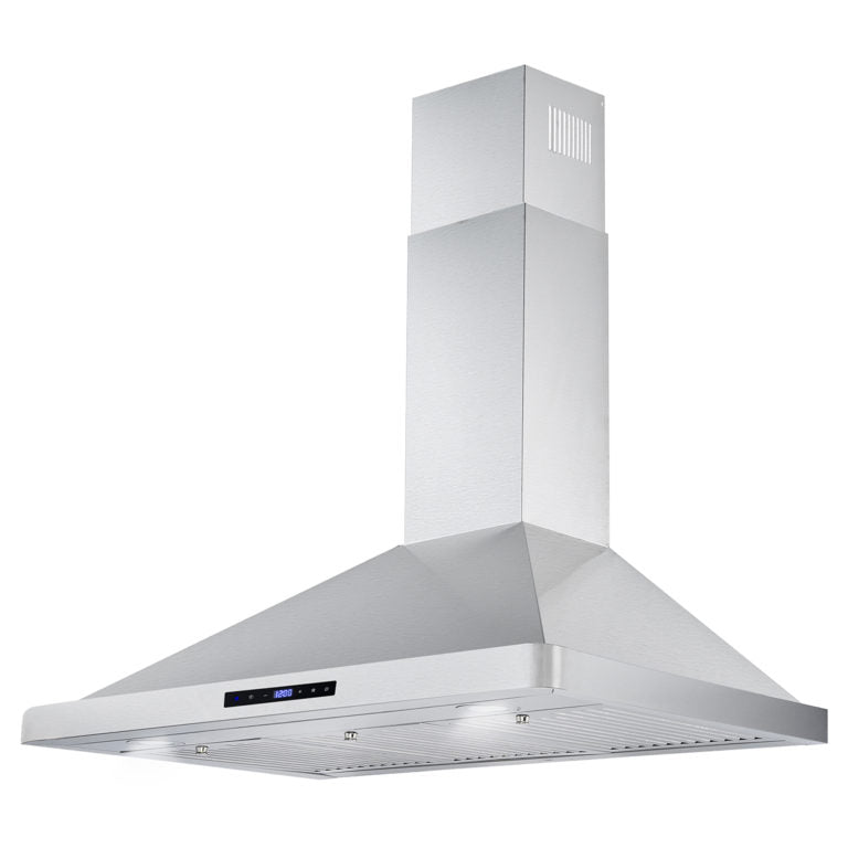 Cosmo - 36 in. Ducted Range Hood in Stainless Steel with Touch Controls, LED Lighting and Permanent Filters | COS-63190S Cosmo - 36 in. Ducted Range Hood in Stainless Steel with Touch Controls, LED Lighting and Permanent Filters | COS-63190S