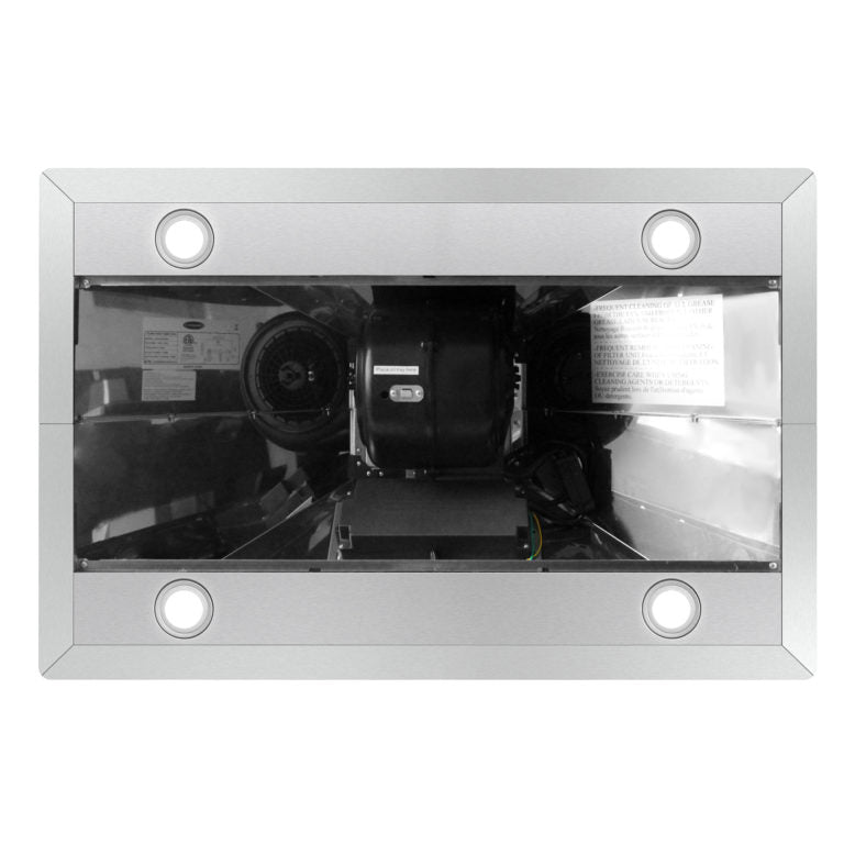 Cosmo - 36 in. Ducted Island Range Hood with 380 CFM, 3-Speed Fan, Permanent Filters, LED Lights in Stainless Steel | COS-63ISS90 Cosmo - 36 in. Ducted Island Range Hood with 380 CFM, 3-Speed Fan, Permanent Filters, LED Lights in Stainless Steel | COS-63ISS90
