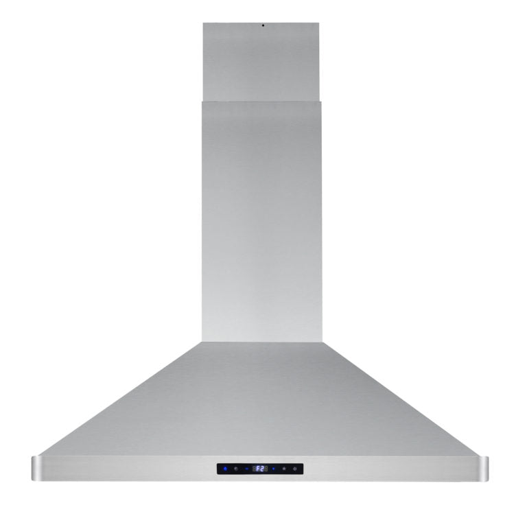 Cosmo - 36 in. Ducted Island Range Hood with 380 CFM, 3-Speed Fan, Permanent Filters, LED Lights in Stainless Steel | COS-63ISS90 Cosmo - 36 in. Ducted Island Range Hood with 380 CFM, 3-Speed Fan, Permanent Filters, LED Lights in Stainless Steel | COS-63ISS90