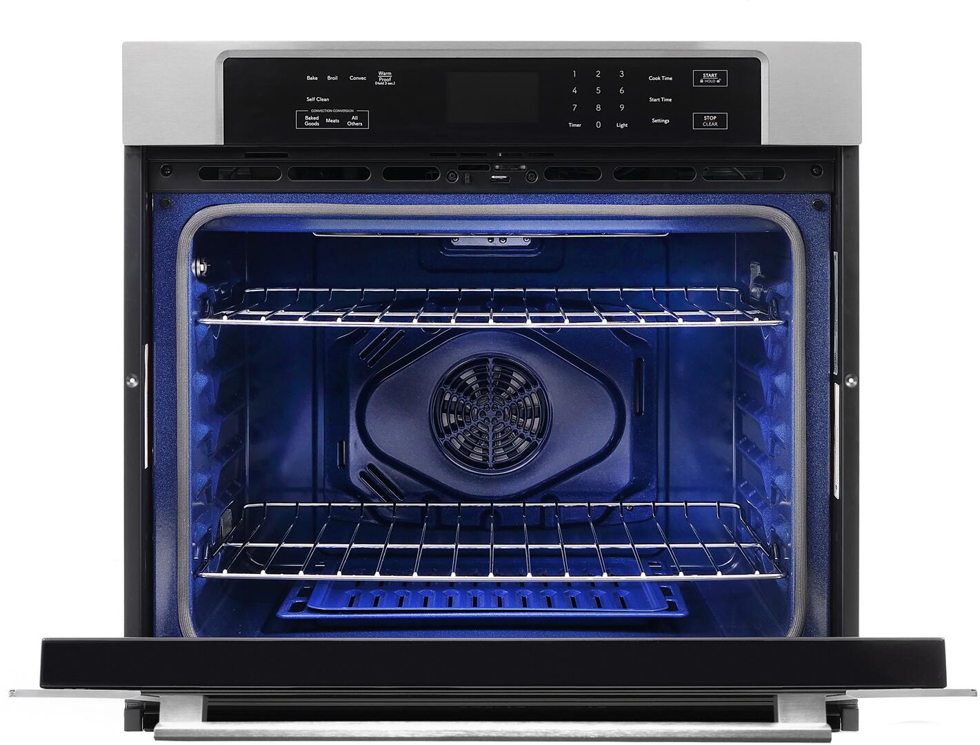 Cosmo - 30 in. 5 cu. ft. Single Electric Wall Oven with True European Convection and Self Cleaning in Stainless Steel | COS-30ESWC Cosmo - 30 in. 5 cu. ft. Single Electric Wall Oven with True European Convection and Self Cleaning in Stainless Steel | COS-30ESWC