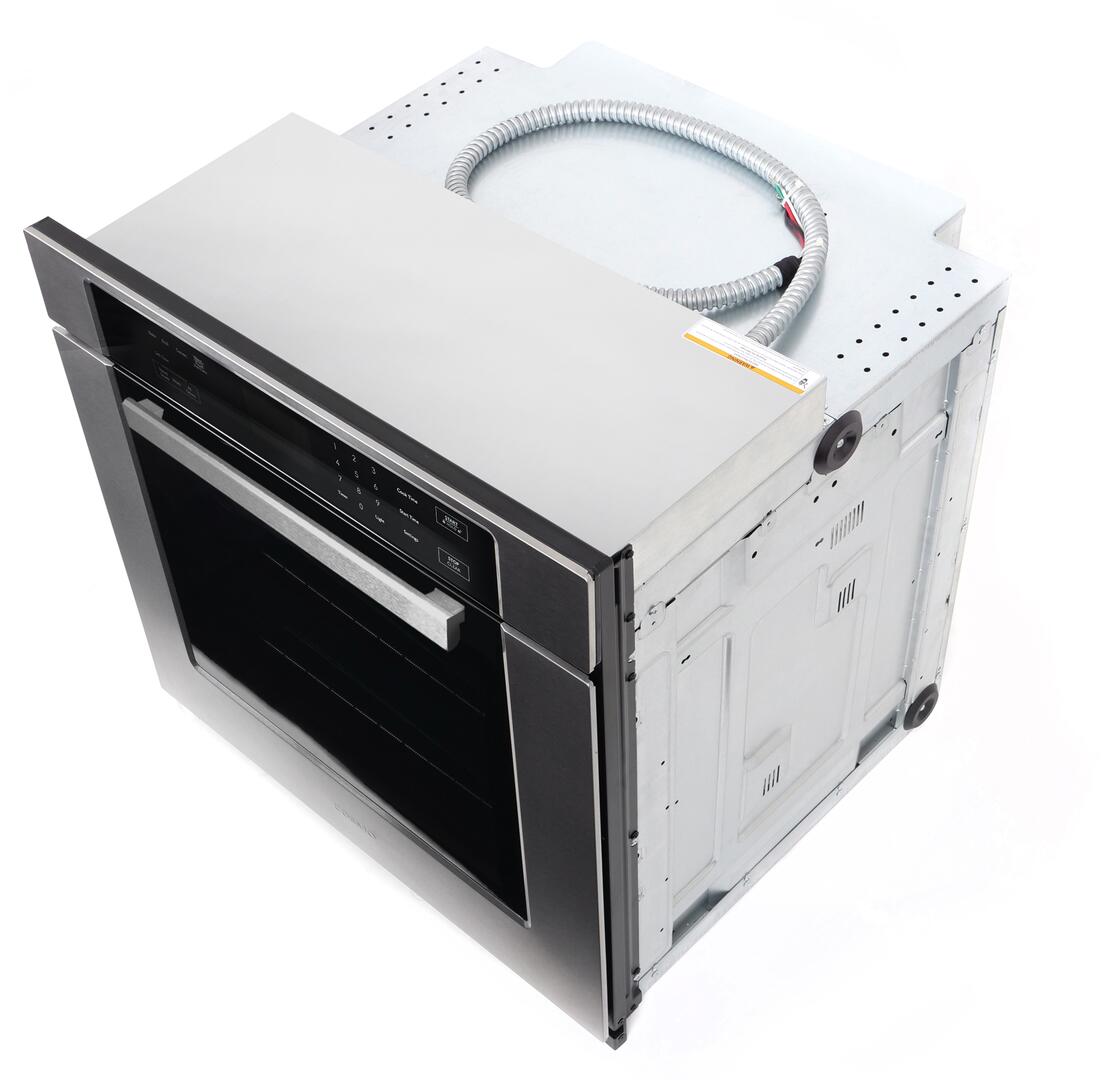 Cosmo - 30 in. 5 cu. ft. Single Electric Wall Oven with True European Convection and Self Cleaning in Stainless Steel | COS-30ESWC Cosmo - 30 in. 5 cu. ft. Single Electric Wall Oven with True European Convection and Self Cleaning in Stainless Steel | COS-30ESWC