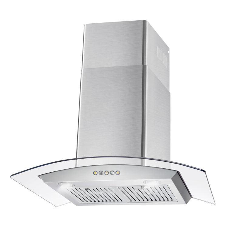 Cosmo - 30 in. Ducted Wall Mount Range Hood in Stainless Steel with LED Lighting and Permanent Filters | COS-668A750 Cosmo - 30 in. Ducted Wall Mount Range Hood in Stainless Steel with LED Lighting and Permanent Filters | COS-668A750