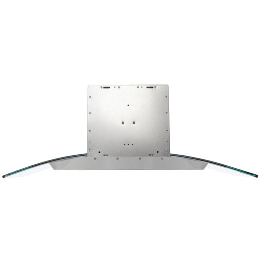 Cosmo - 36 in. Ductless Wall Mount Range Hood in Stainless Steel with LED Lighting and Carbon Filter Kit for Recirculating | COS-668A900-DL
