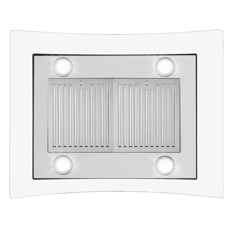 Cosmo - 30 in. Ducted Island Range Hood in Stainless Steel with LED Lighting and Permanent Filters | COS-668ICS750 Cosmo - 30 in. Ducted Island Range Hood in Stainless Steel with LED Lighting and Permanent Filters | COS-668ICS750