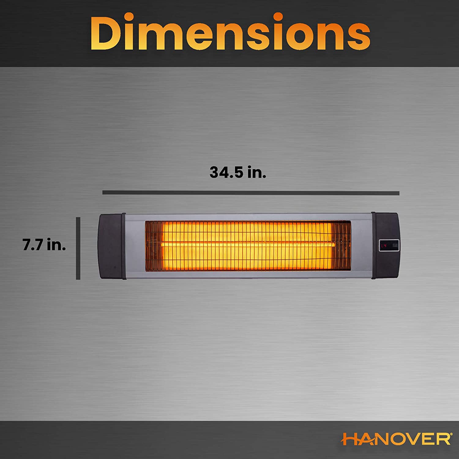 Hanover Electric Outdoor Heaters HAN1041IC SLV Hanover Electric Outdoor Heaters HAN1041IC SLV