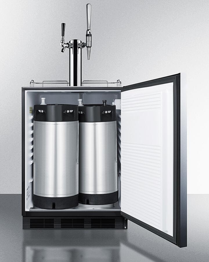 Summit Commercial - 24" Wide Built-In Coffee Kegerator, ADA Compliant Summit Commercial - 24" Wide Built-In Coffee Kegerator, ADA Compliant