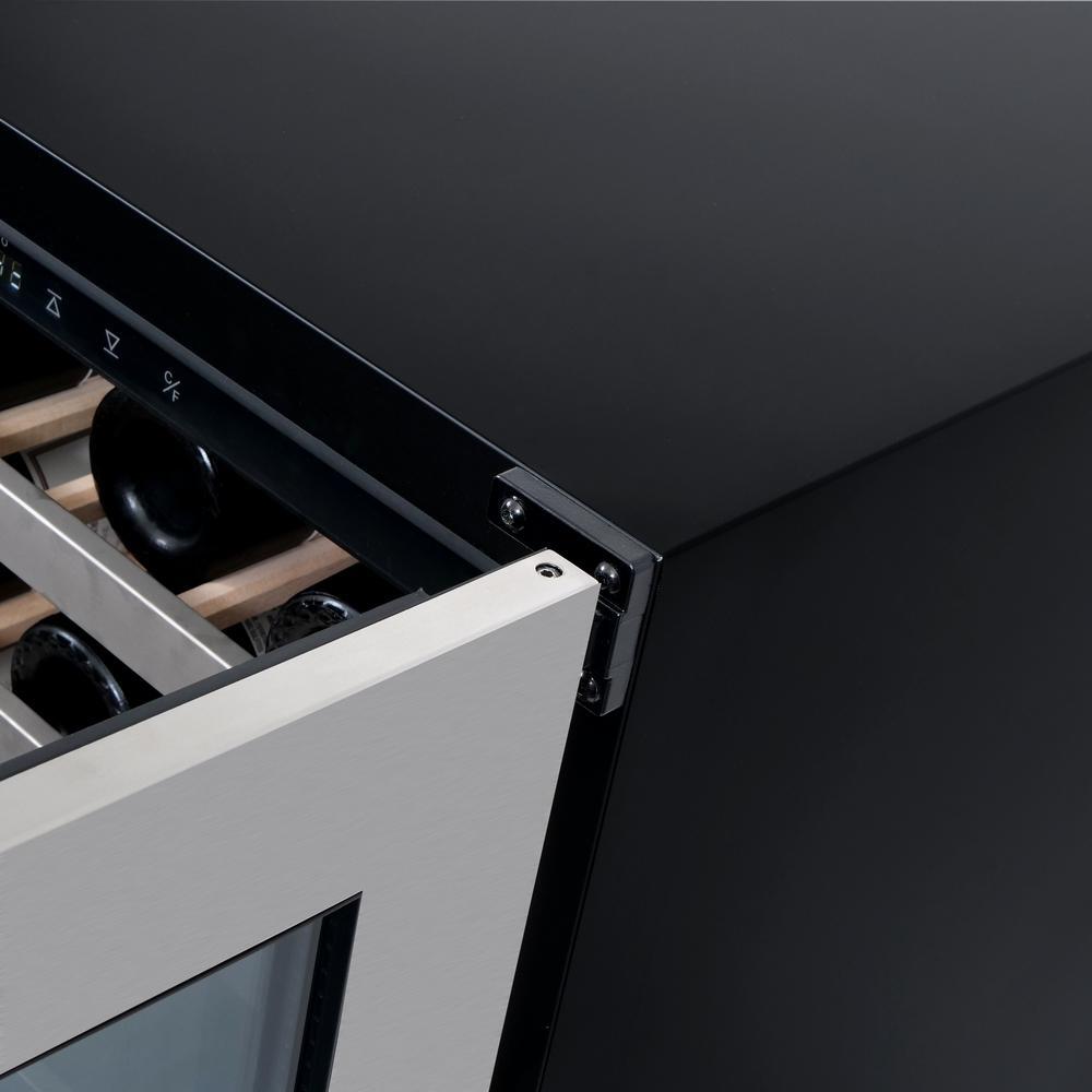 Cosmo - 48-Bottle Stainless Steel 24 in. Single Zone Compressor Wine Cooler | COS-24BIWCS Cosmo - 48-Bottle Stainless Steel 24 in. Single Zone Compressor Wine Cooler | COS-24BIWCS