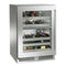 Perlick - 24" Signature Series Marine Grade Dual-Zone Wine Reserve with stainless steel glass door- HP24DM-4